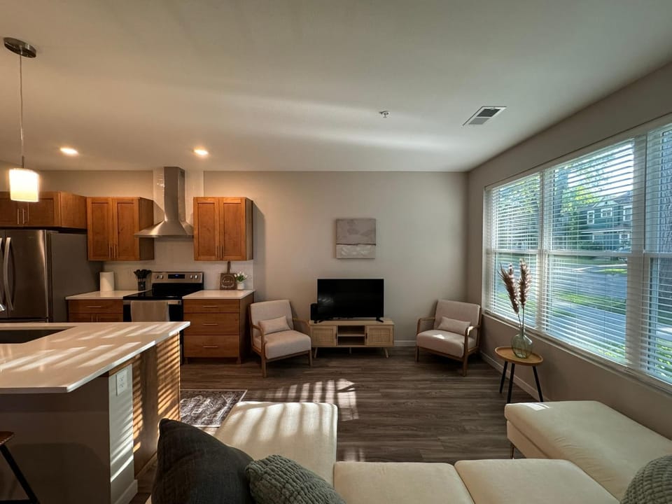 Kitchen or kitchenette, Living room