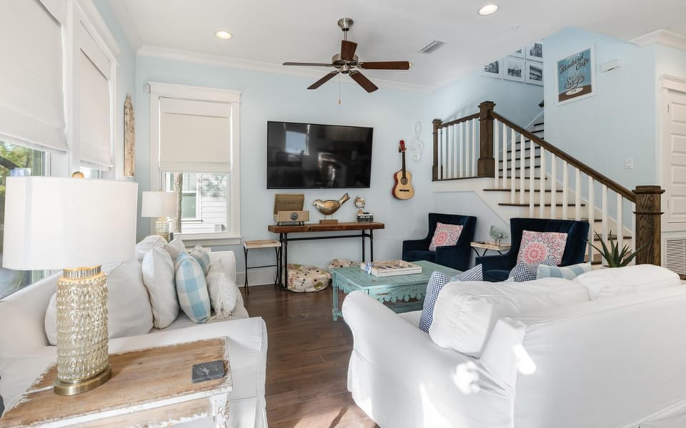 Bluebird Beach House by Oversee 30A House in South Walton County