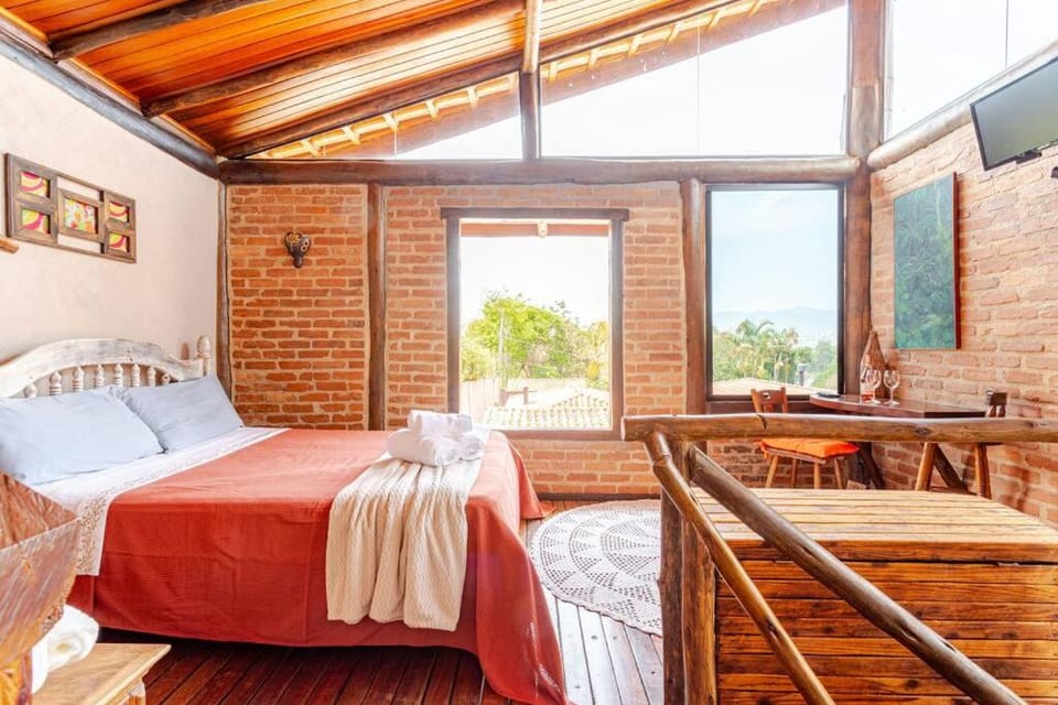 Bed, View (from property/room), Photo of the whole room, Bedroom, towels