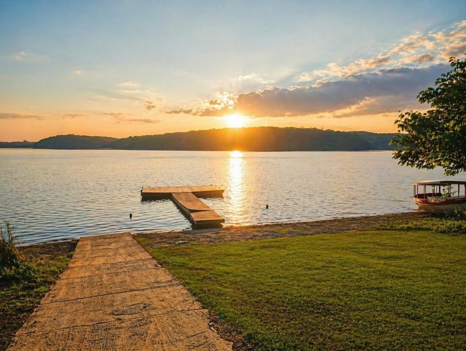 Lake view, Sunrise