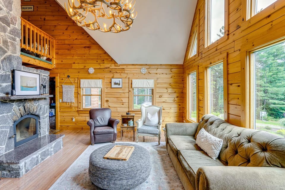 Spacious Wilmington Cabin: Walk to Lake Cabin in Wilmington