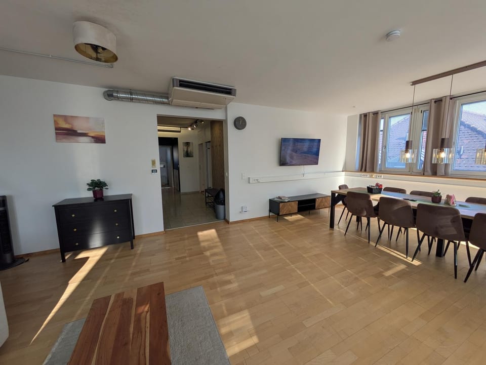 Living room, air conditioner