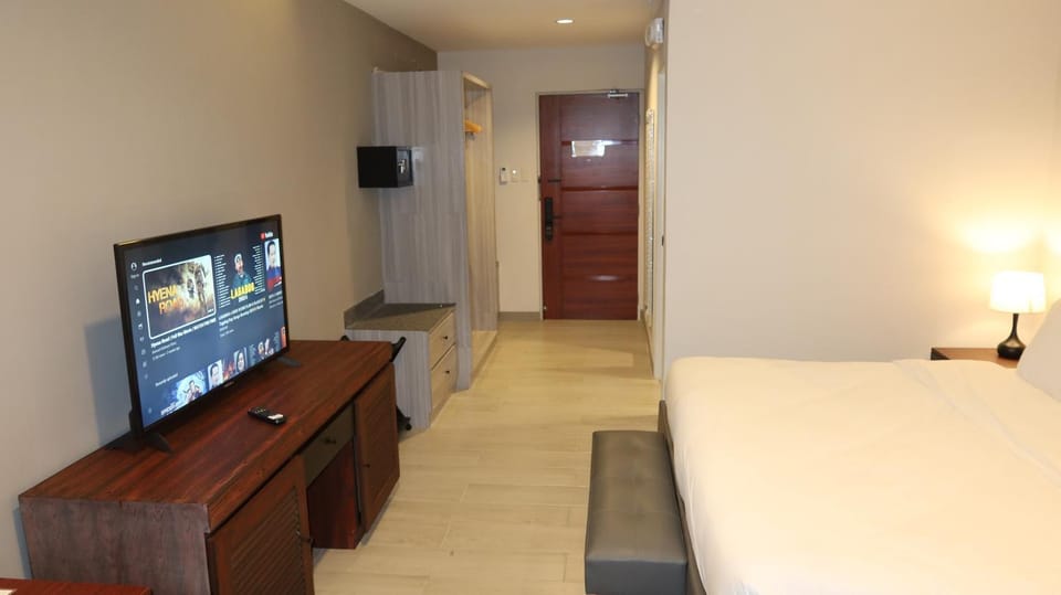 Communal lounge/ TV room, Bed, TV and multimedia