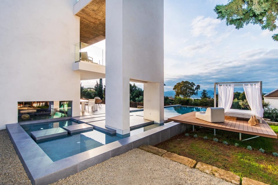 Patio, Natural landscape, Garden, Balcony/Terrace, Garden view, Pool view