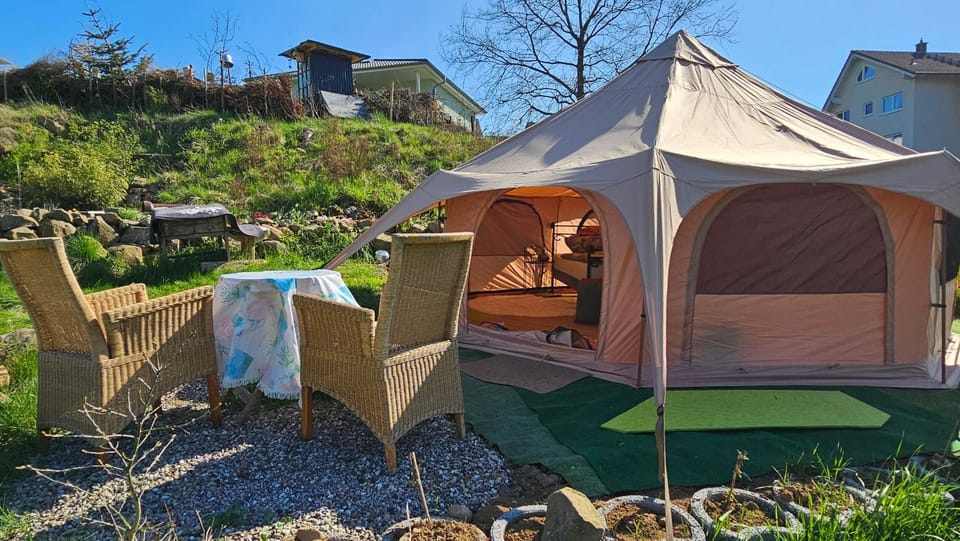 Jurte Zelt Glamping Dein Naturrefugium in Schlüchtern Hessen Main-Kinzig Campground/ 
RV Resort in Hesse