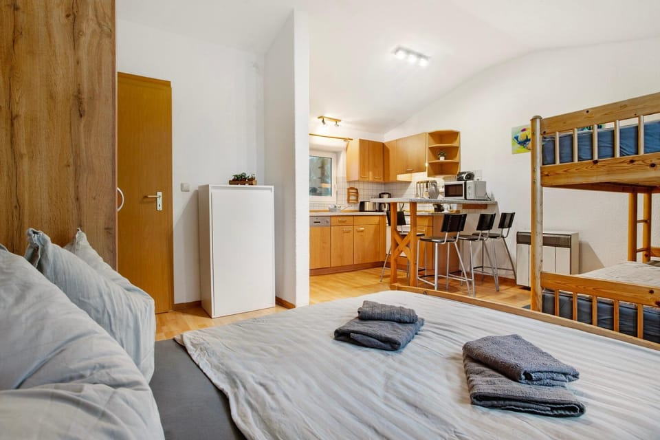 Property building, Living room, Bedroom