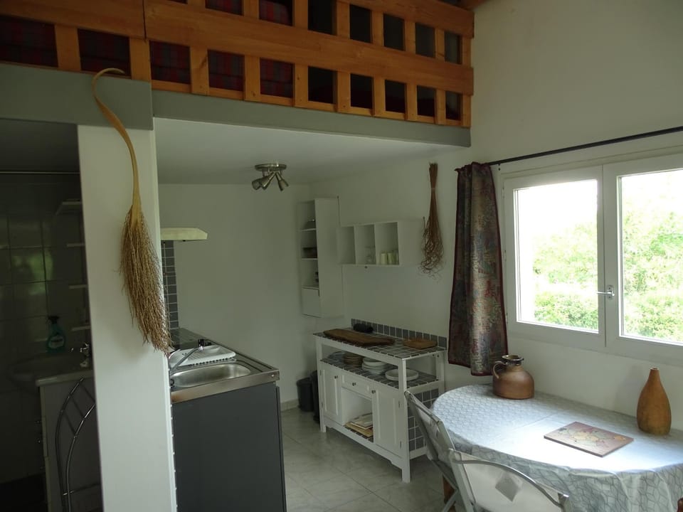 Studio idépendant climatisé au rez de chaussée d'une longère , terrasse , jardin House in Occitanie