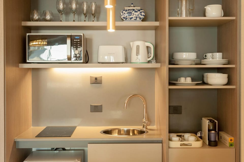 Coffee/tea facilities, Kitchen or kitchenette, toaster
