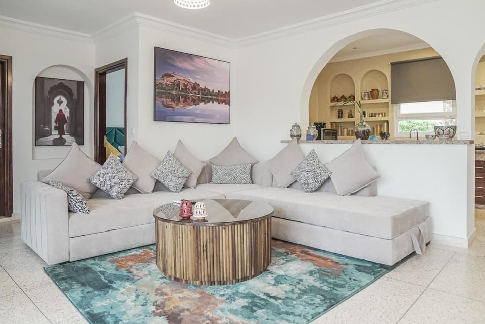 Ocean Breeze 2BR Escape Walk to the Waves House in Souss-Massa