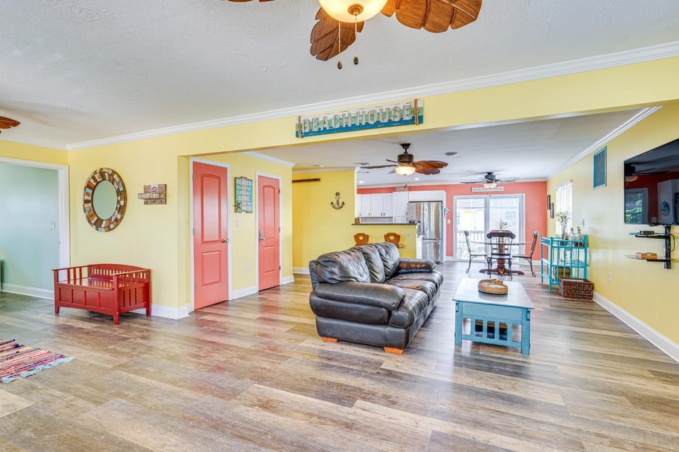 Panama City Home w/ Fire Pit - Walk to Beaches! House in Lower Grand Lagoon