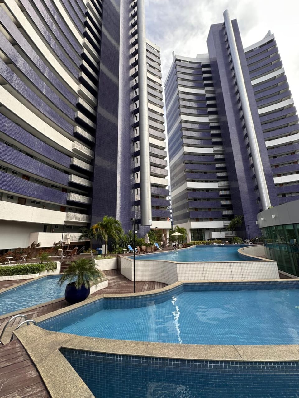 Property building, Pool view