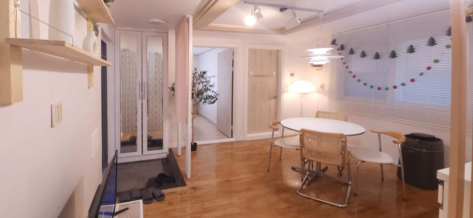 핑크 White Linen House,3br Apartment in Seoul