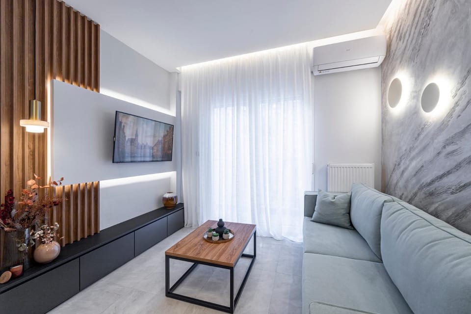 TV and multimedia, Living room, Seating area, air conditioner