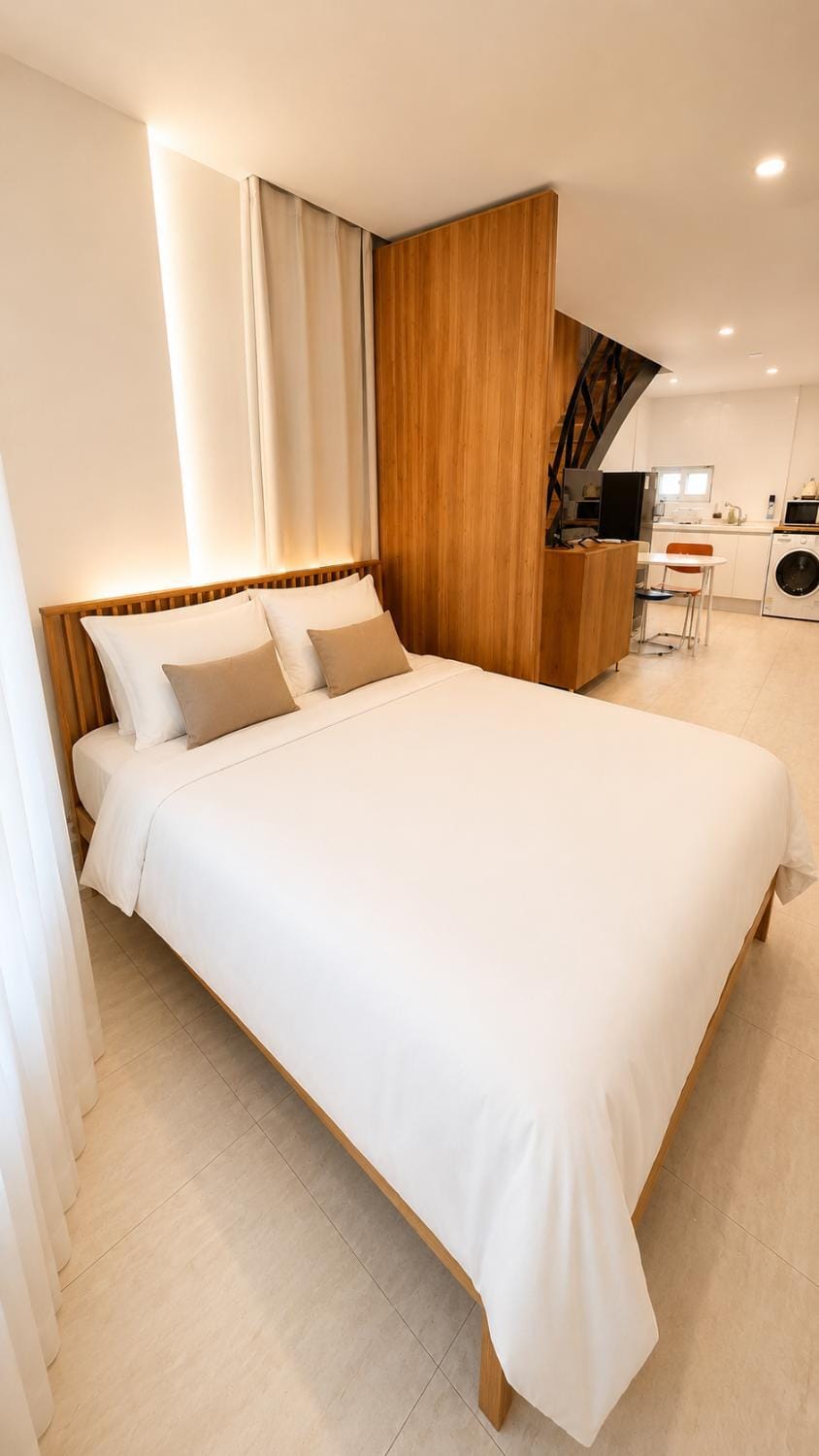 복층하우스, White Linen House Apartment in Seoul