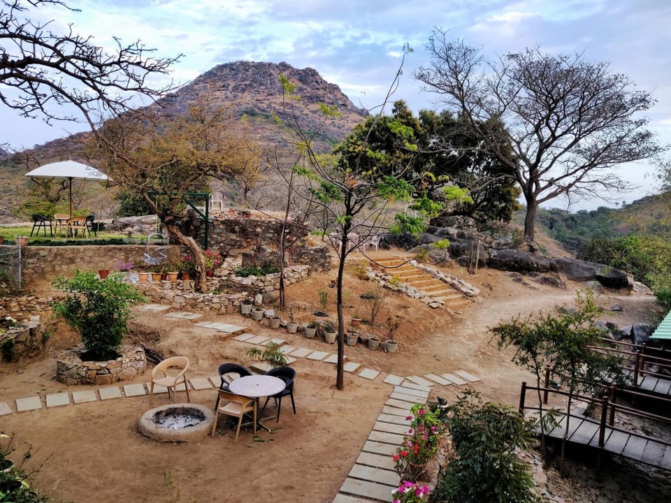 Garden view, Mountain view
