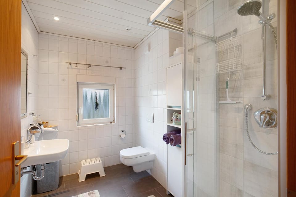 Bathroom, Living room