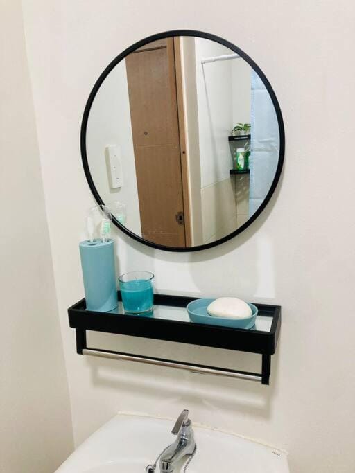 Santorini Inspired 1bedroom Unit at Trees Residences Apartment in Quezon City