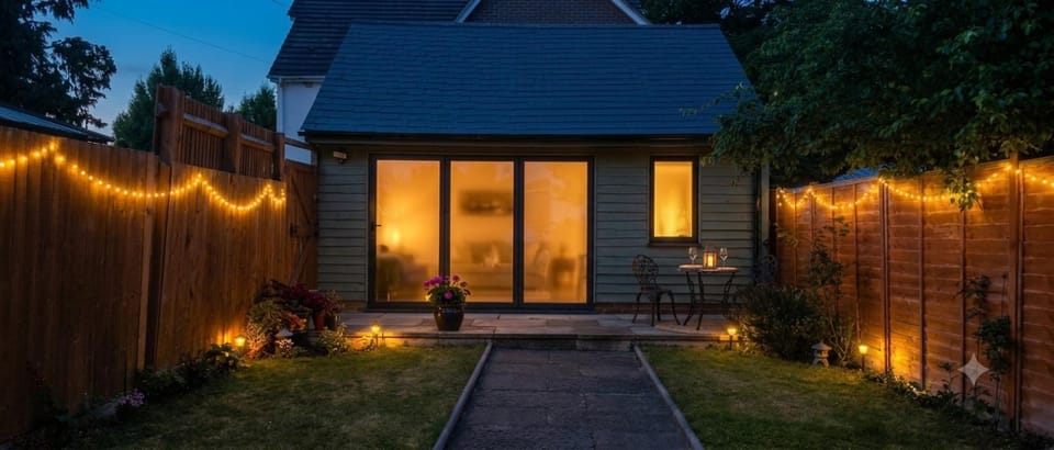Night, Garden view