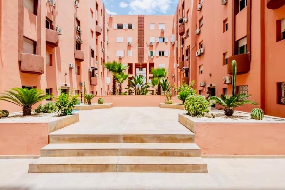 Appartement Moderne avec Piscine & Check-in Autonome Apartment in Marrakesh