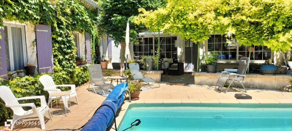Patio, Day, Garden, Garden view, Pool view, Swimming pool, sunbed