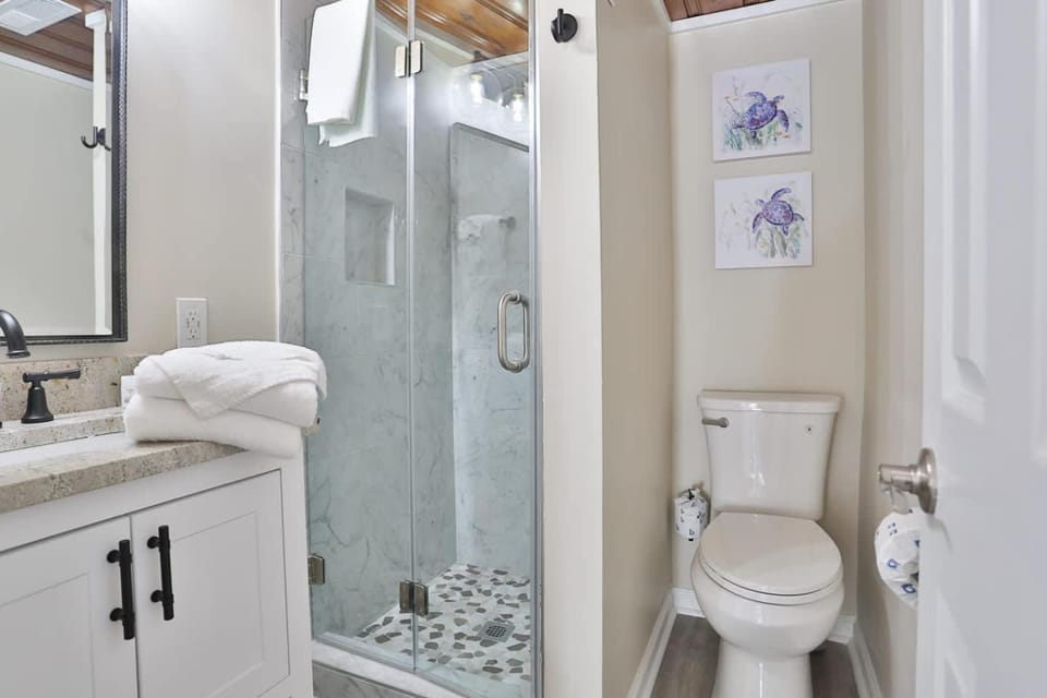 Shower, Toilet, Bathroom, towels