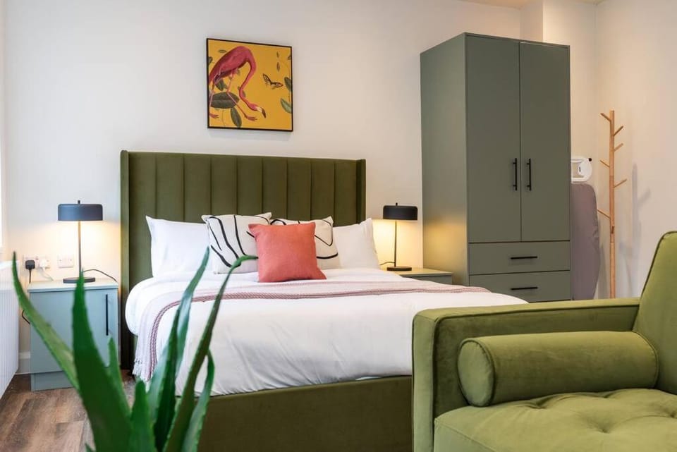 Bed, Bedroom, wardrobe