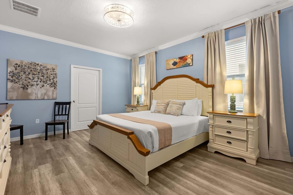 Bed, Bedroom, air conditioner