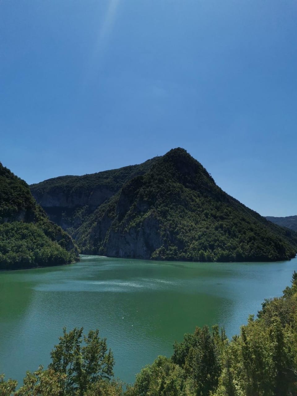 Day, Natural landscape, Lake view, Mountain view, River view