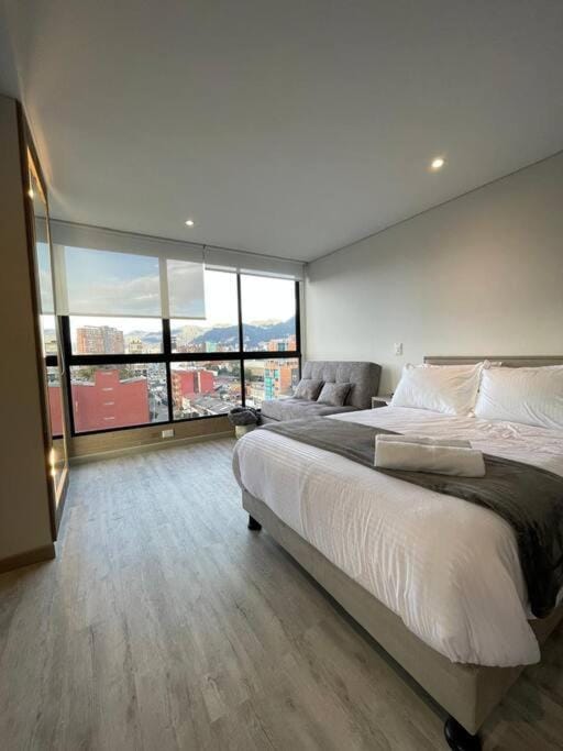 Comodidad y estilo Apartaestudio en Corferias Apartment in Bogota