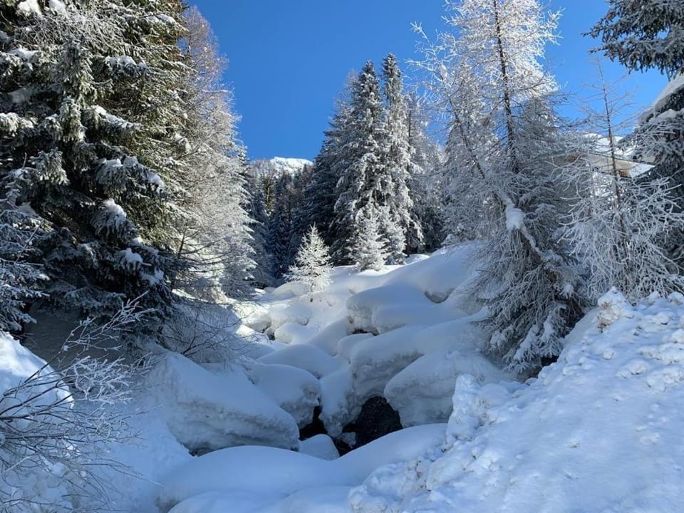 Day, Natural landscape, Winter, Mountain view