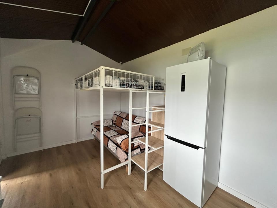 Bed, Photo of the whole room, Bedroom, bunk bed, wardrobe