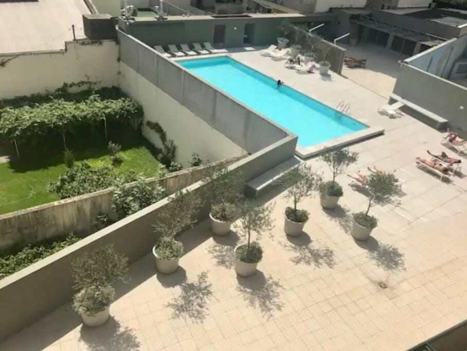 Garden, Swimming pool, sunbed
