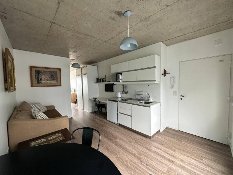 Kitchen or kitchenette, Living room, Photo of the whole room, Seating area, Dining area