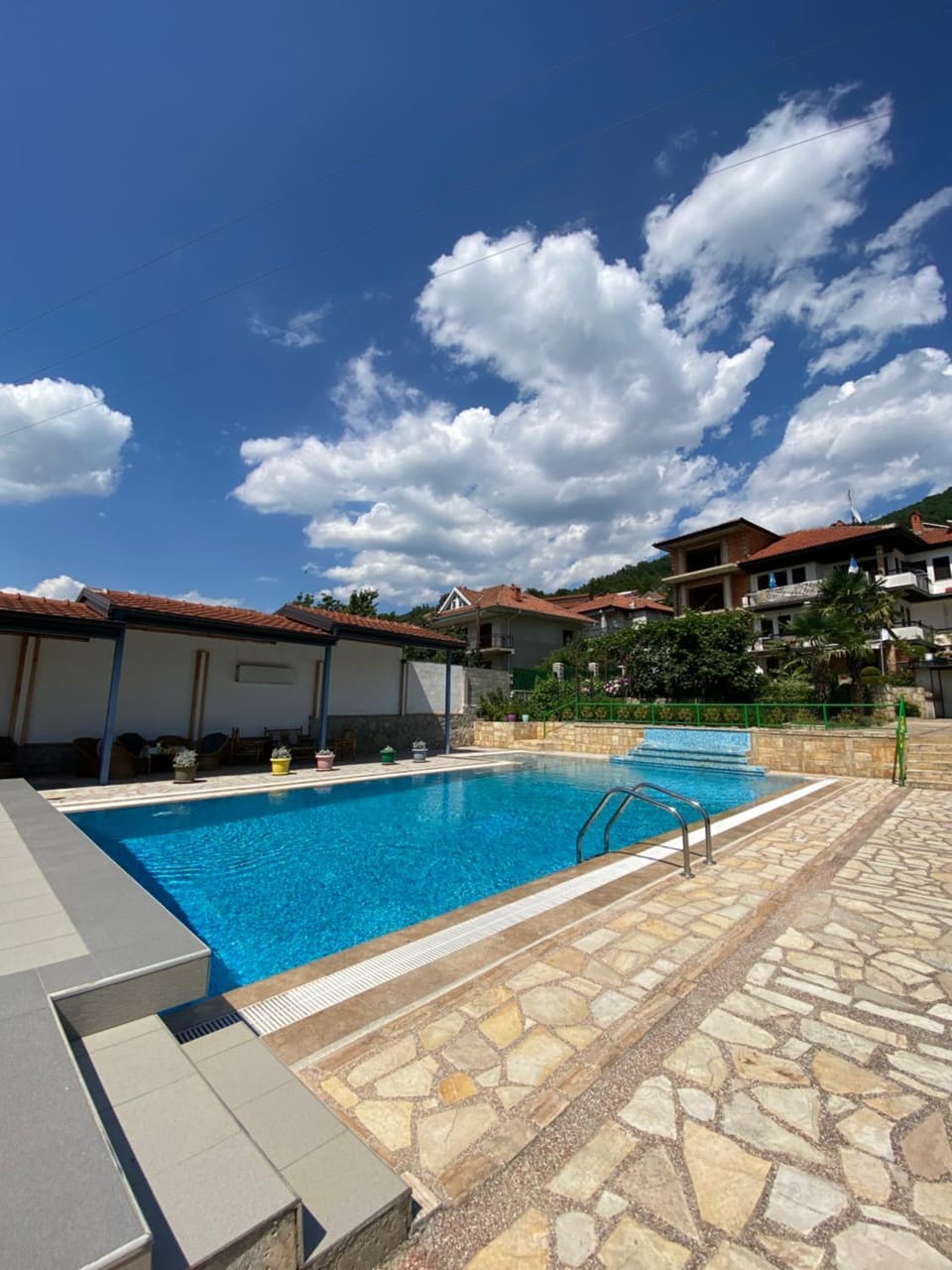 Natural landscape, Pool view, Swimming pool