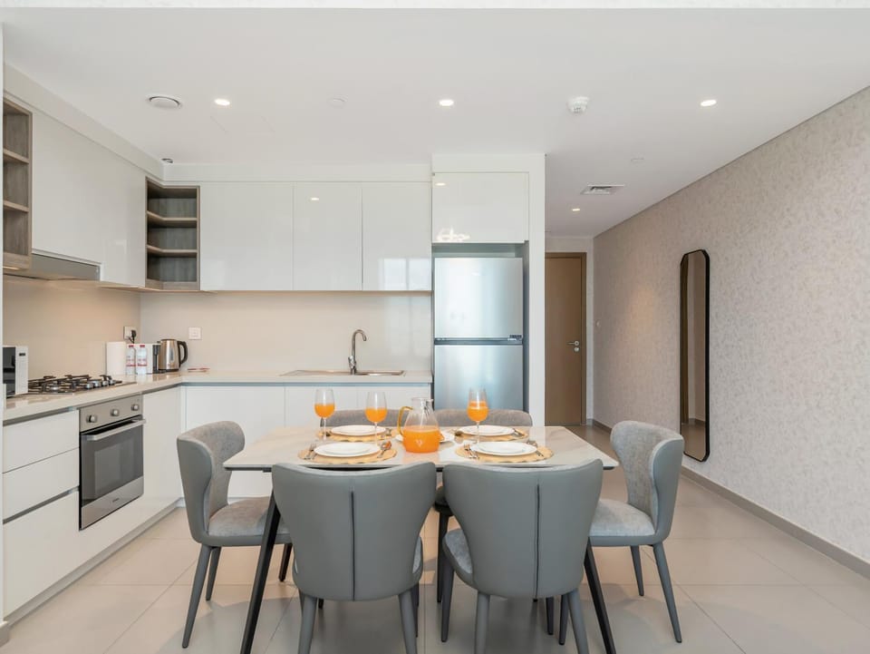 Kitchen or kitchenette, Food and drinks, Dining area, Food, minibar, oven, pet friendly, stove