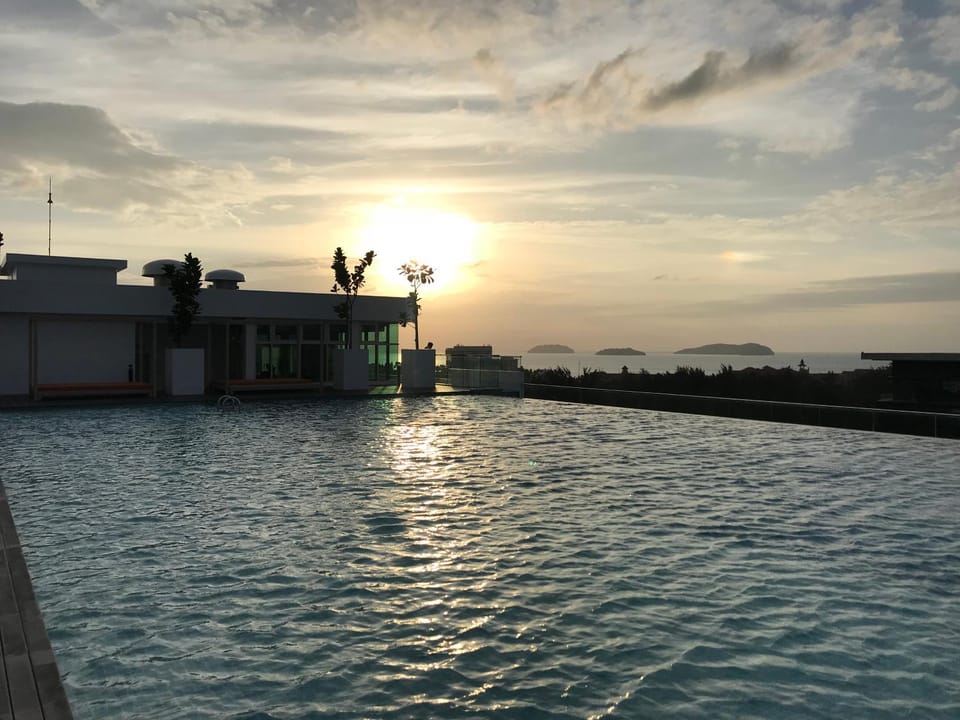Day, Natural landscape, Pool view, Sea view, Swimming pool, Swimming pool, Sunset