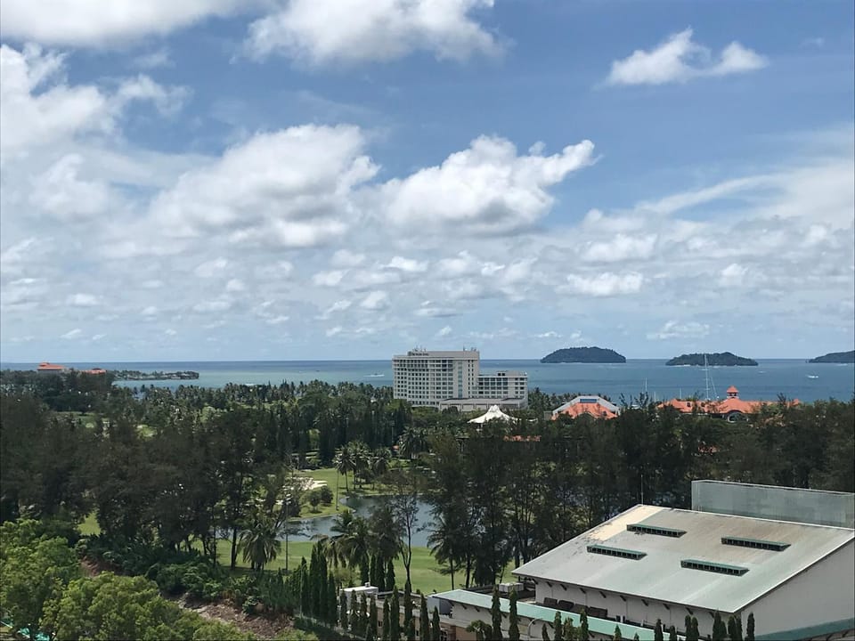Nearby landmark, Day, Natural landscape, City view, Sea view