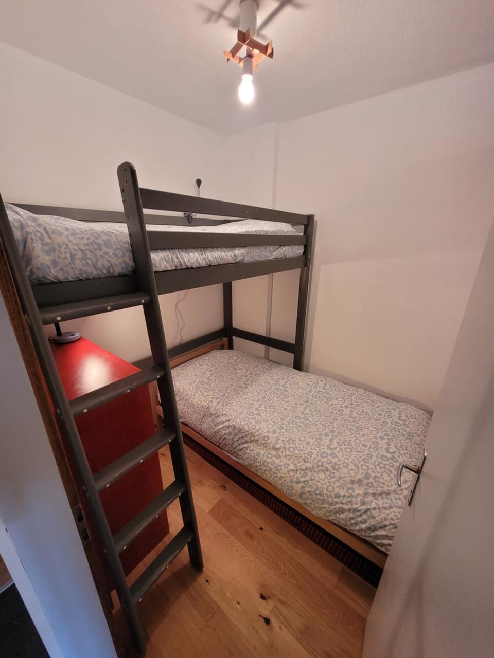 Photo of the whole room, bunk bed