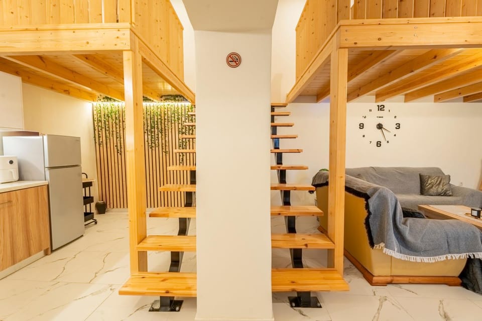 Living room, Bedroom, kitchen