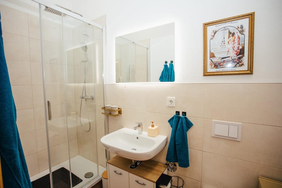 Shower, Toilet, Bathroom, towels