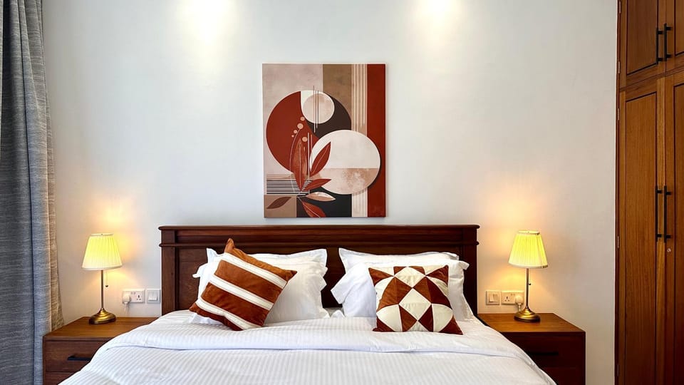 Bed, Decorative detail, Bedroom