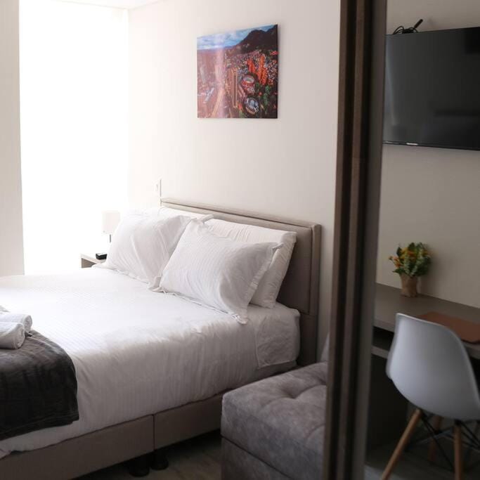 Nuevo y acogedor apartaestudio en Corferias Apartment in Bogota