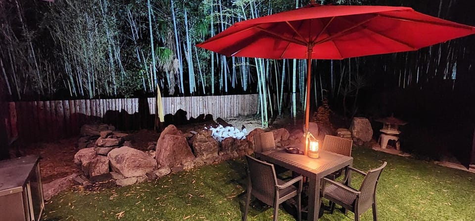 Night, Garden view