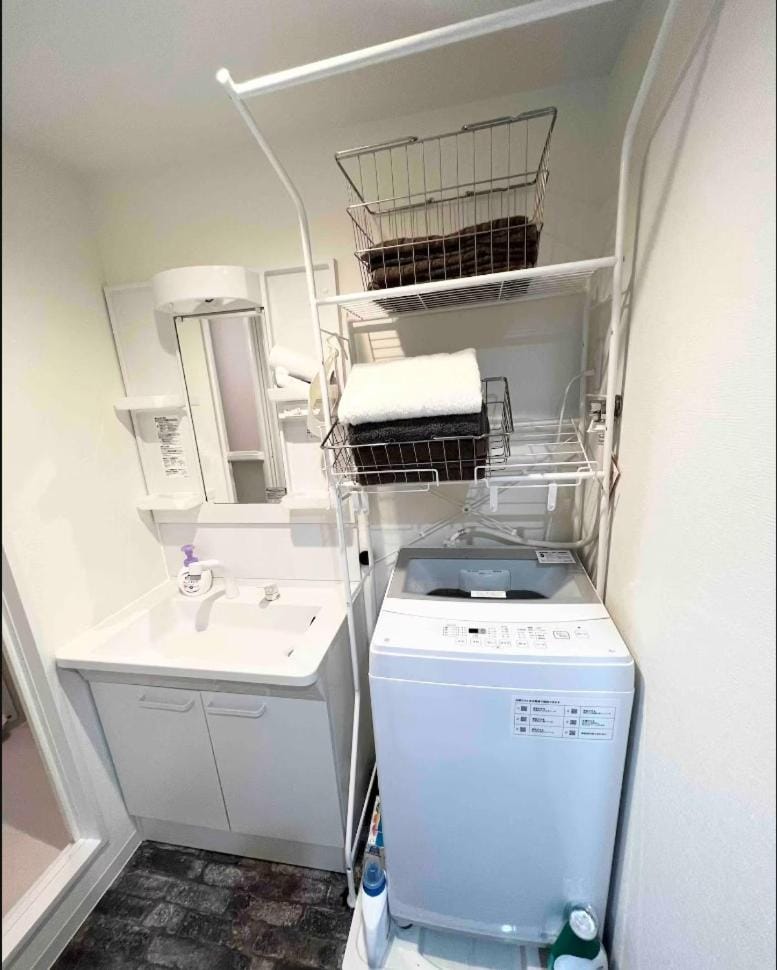 Bathroom, washing machine