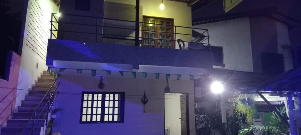 Property building, Night, Balcony/Terrace