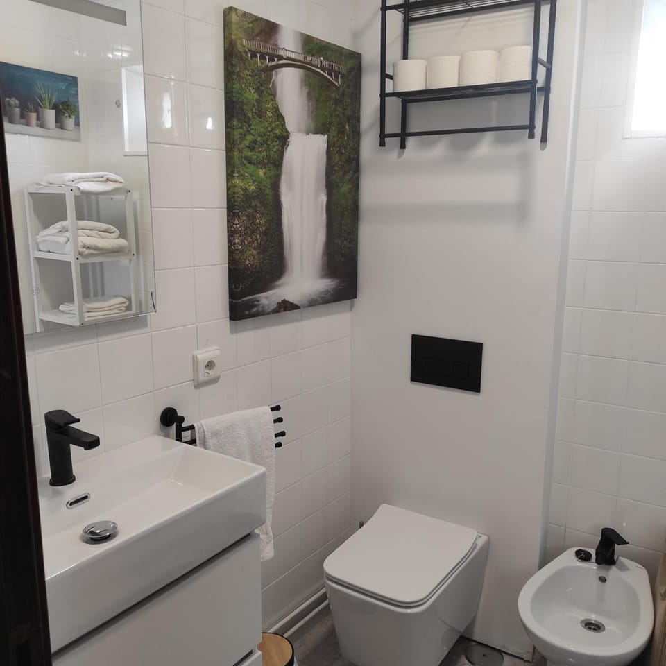 Toilet, Bathroom, towels