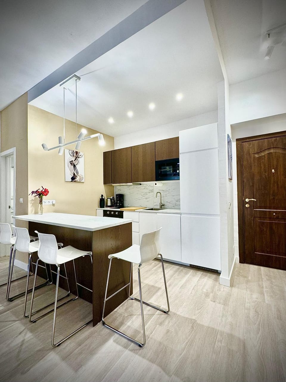 Kitchen or kitchenette, Dining area, dishwasher, oven, stove