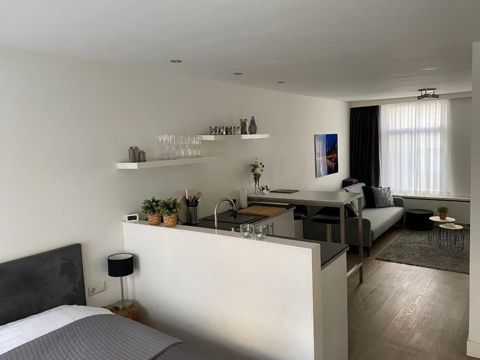 Kitchen or kitchenette, Living room