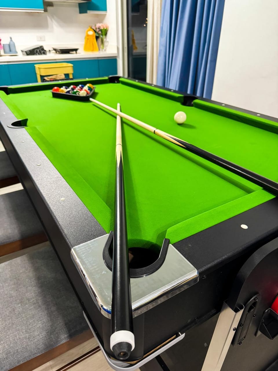 2BR Luxury Penthouse Christmas Stay with Wide Balcony and 7ft Billiards The Polaris Penthouse at Azure North Apartment in Calabarzon