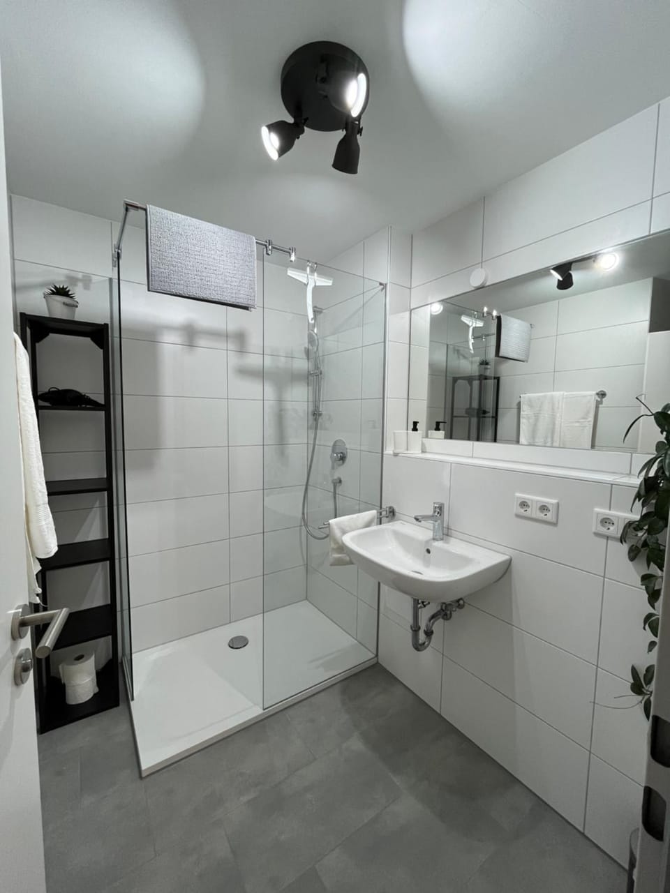 Shower, Bathroom, towels